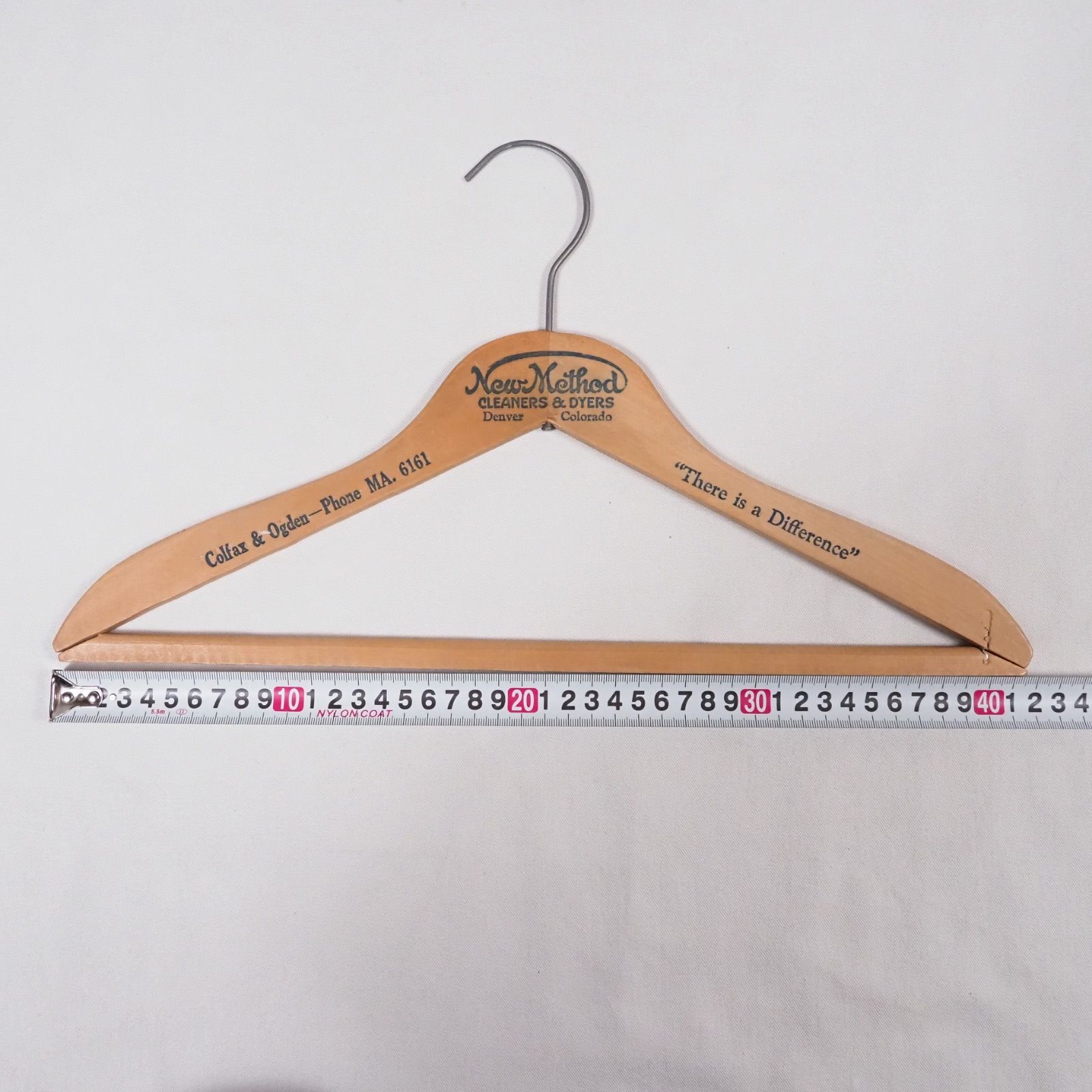 3本セット】USA Vintage Advertising Wood Hanger アメリカ製