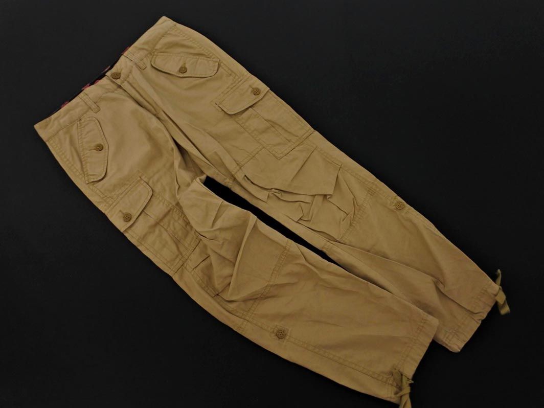 ディッキーズ　カーゴパンツ　ベージュチノパン　古着　W42 L30 Dickies(ディッキーズ) ×green label relaxing ワンタックチノパン