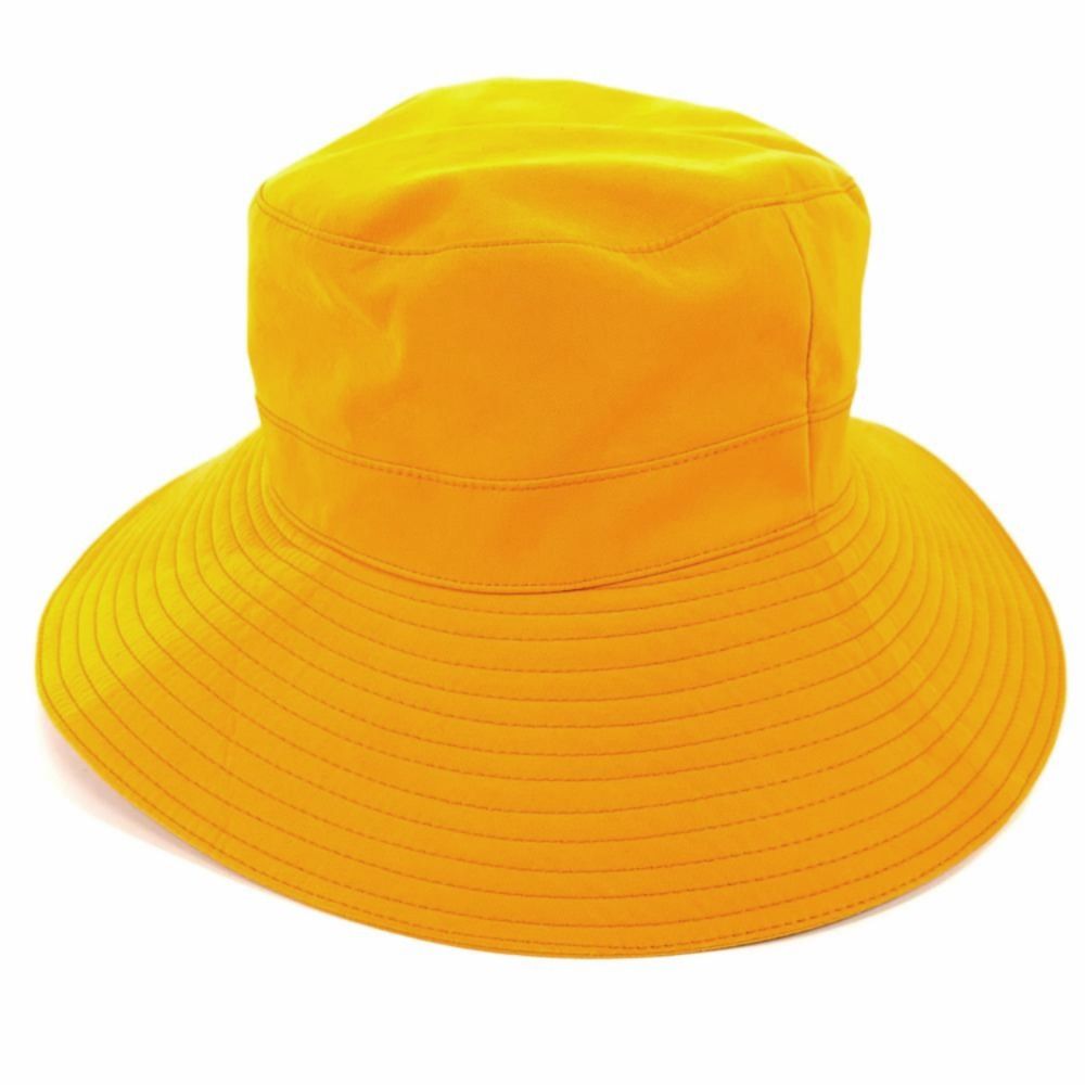 エルメス ハット レディース バケットハット 帽子 ファッションアイテム HERMES ポリエステル ナイロン イエロー 品