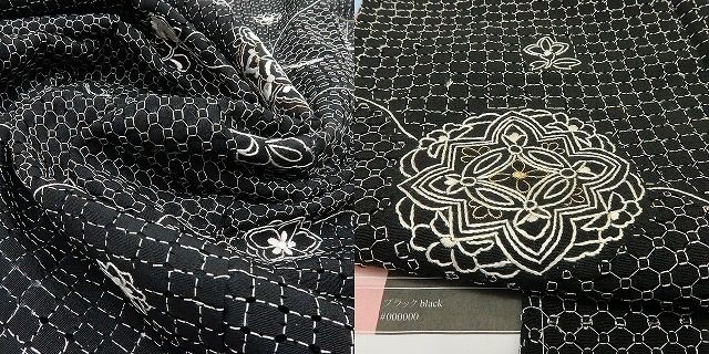  六花 RIKKA 総刺繍 着物 正絹 トールサイズ 仕付け糸付 唐花 華文 訪問着 A 4050 訪問着 付け下げ 着物