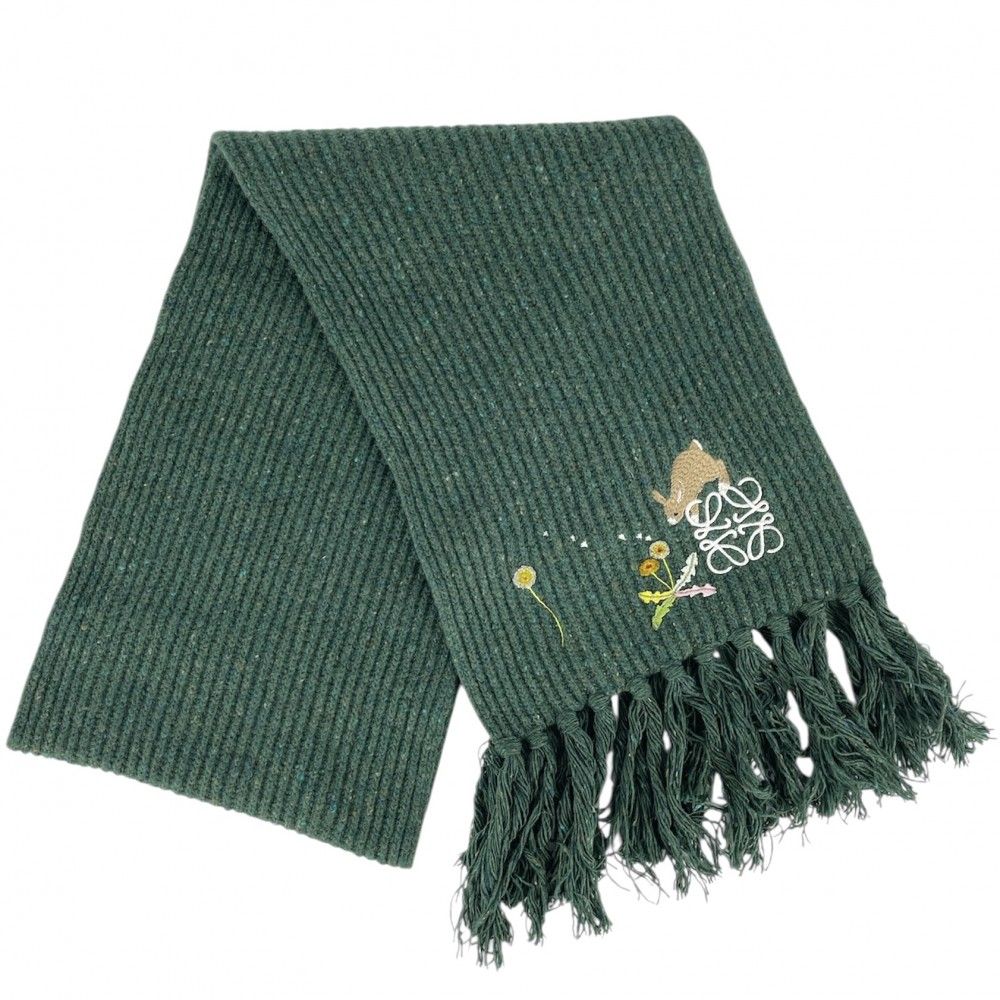 ロエベ マフラー レディース スナ・フジタ コラボ アナグラム ウサギ