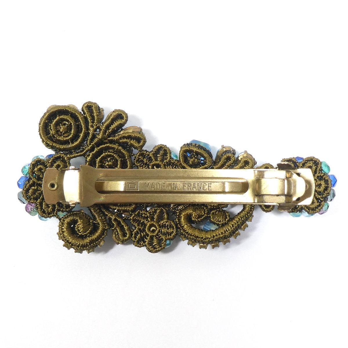 ミハエルネグリン　バレッタ　グリーン系 Michal Negrin ミハエル ネグリン バレッタ ブルー グリーン系