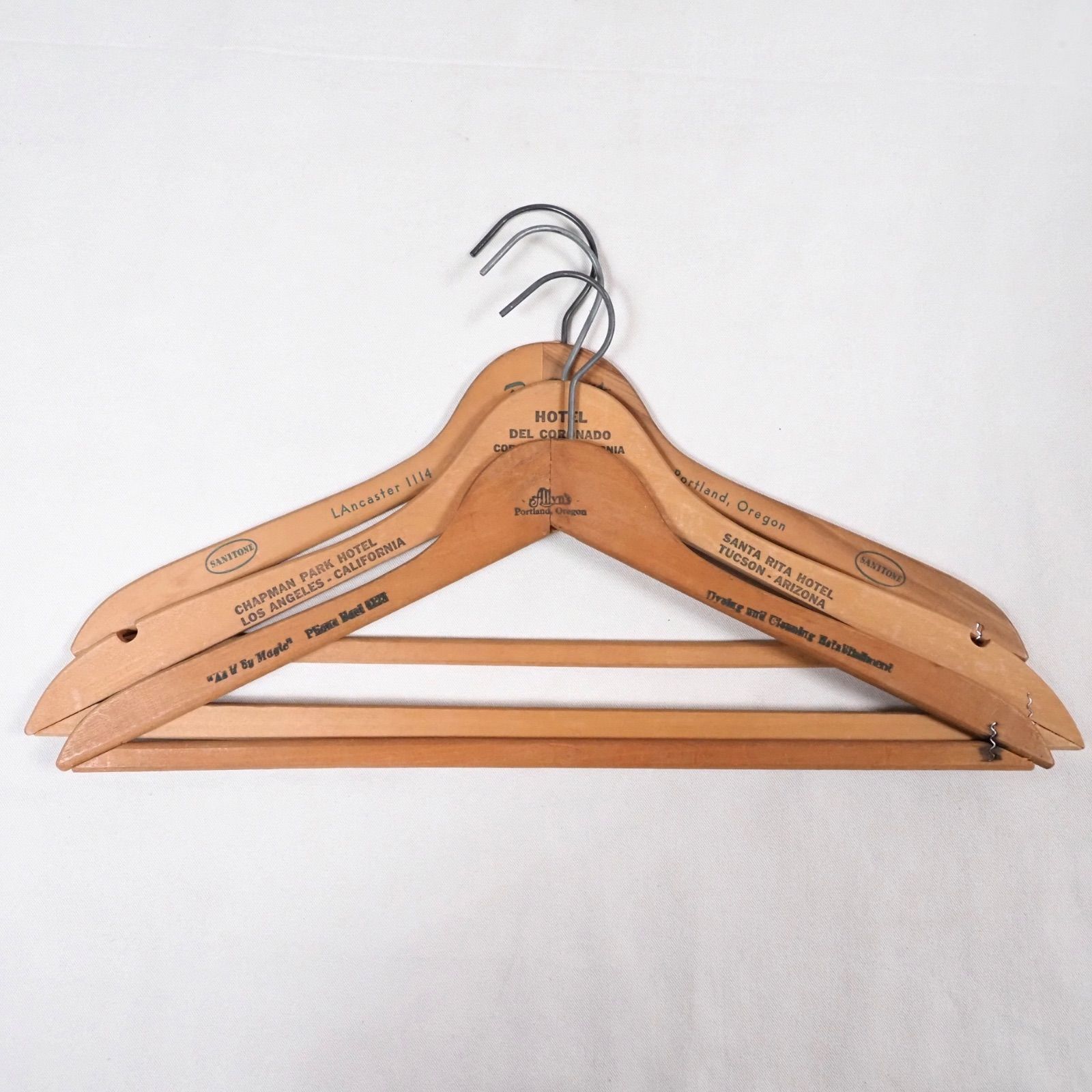アメリカ アンティーク ビンテージ クリーニング ホテル ウッド ハンガー 木製 アメリカ アンティーク ビンテージ クリーニング ホテル ウッド