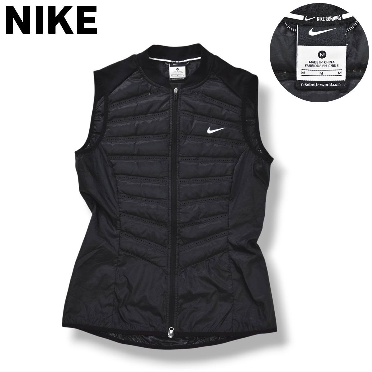 NIKE エアロロフトゴルフ ベストダウン M size(公式在庫なし) NIKE ナイキ TFADV RPL エアロロフト ベスト メンズランニングウェア