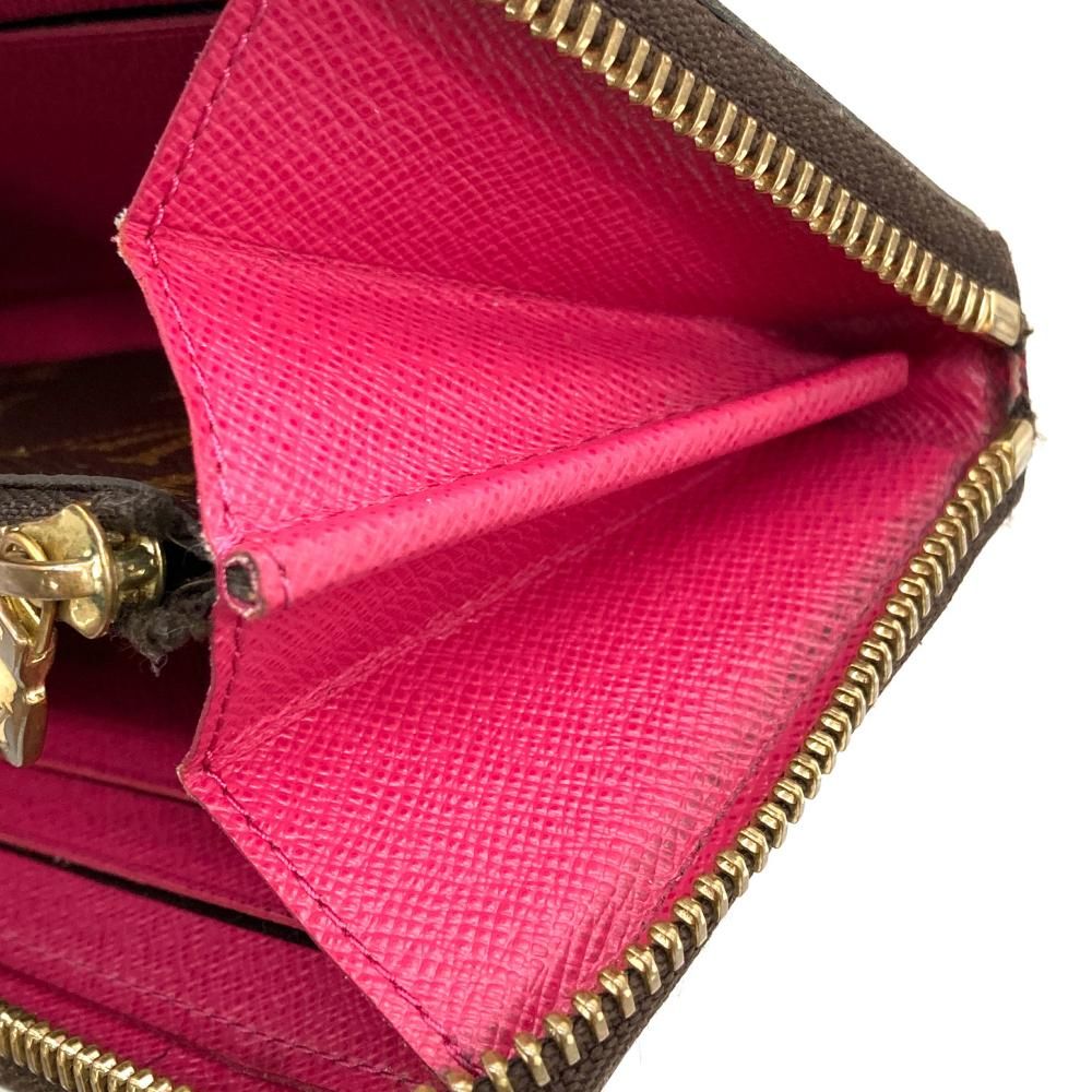 ルイヴィトン LOUIS VUITTON  ポルトフォイユ クレマンス 長財布 モノグラム キャンバス M60742 フューシャ SP3176 レディース【中古】 ルイヴィトン LOUIS VUITTON ポルトフォイユ クレマンス 長財布