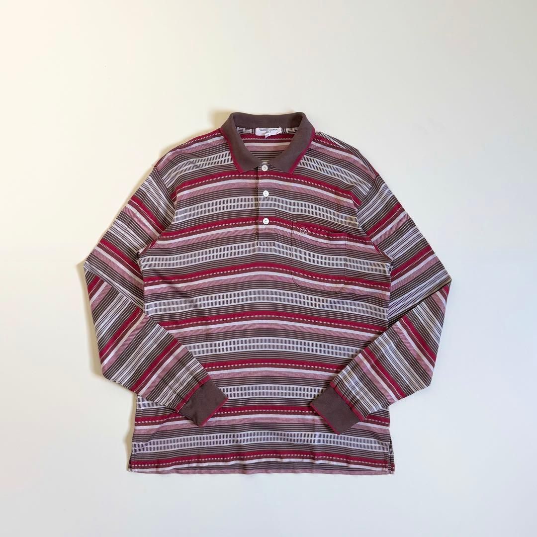 1990 s Striped L Polo Shirt