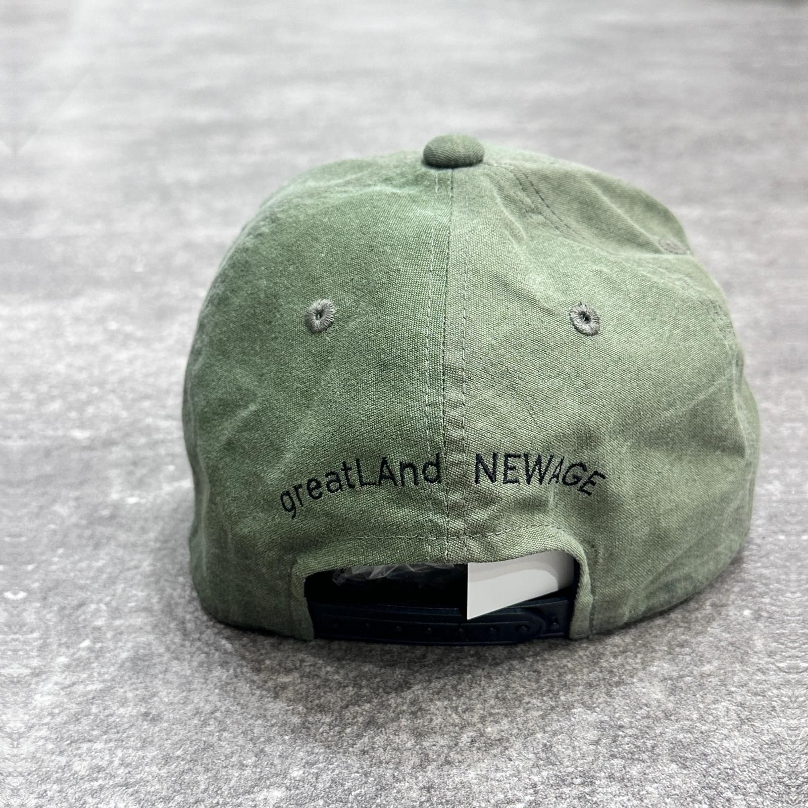 greatLAnd sade ORIGINAL LOVERS CAP 刺繡ロゴキャップ 帽子 グレート