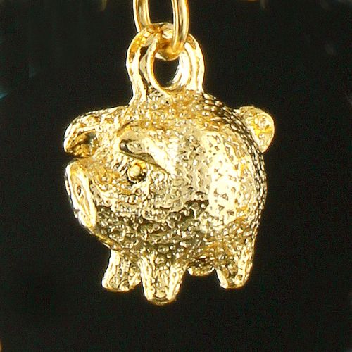 お願い小豚のストラップ とんとん拍子カード付き