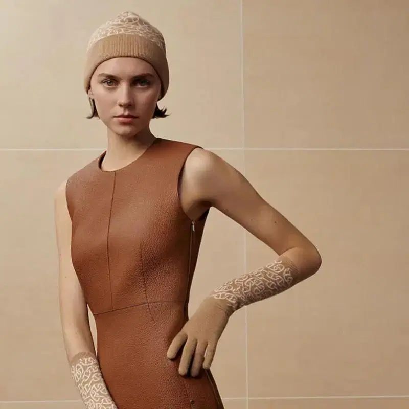 エルメス ジュリア ナウサ ビーニー レディース ニット 帽子 EBME