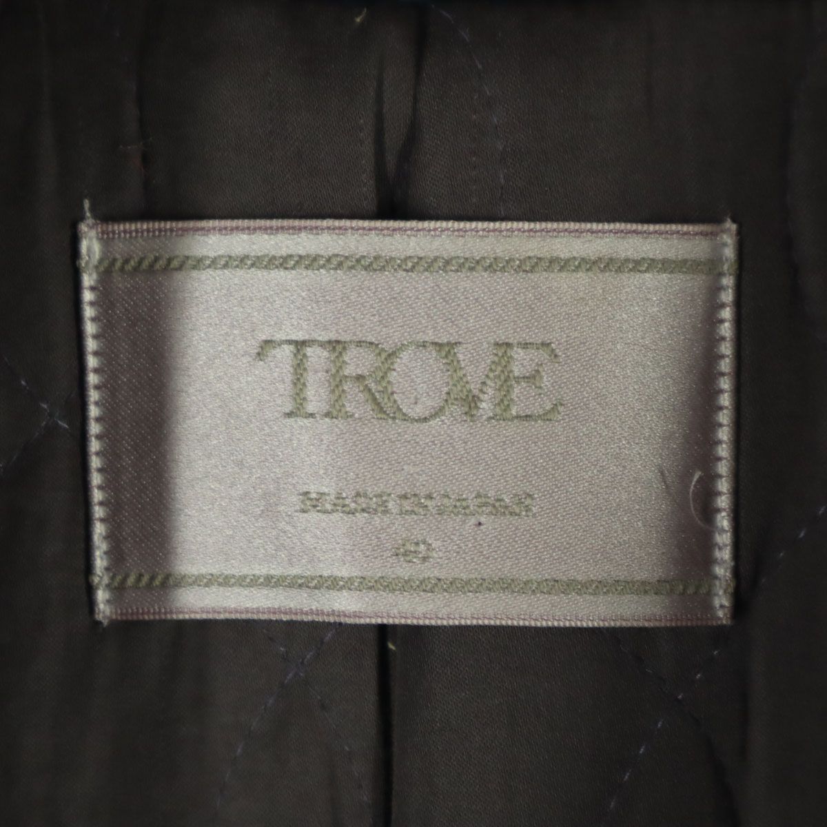 TROVE トローブ 長袖 ウール ピーコート 40 ネイビー メンズ 古着