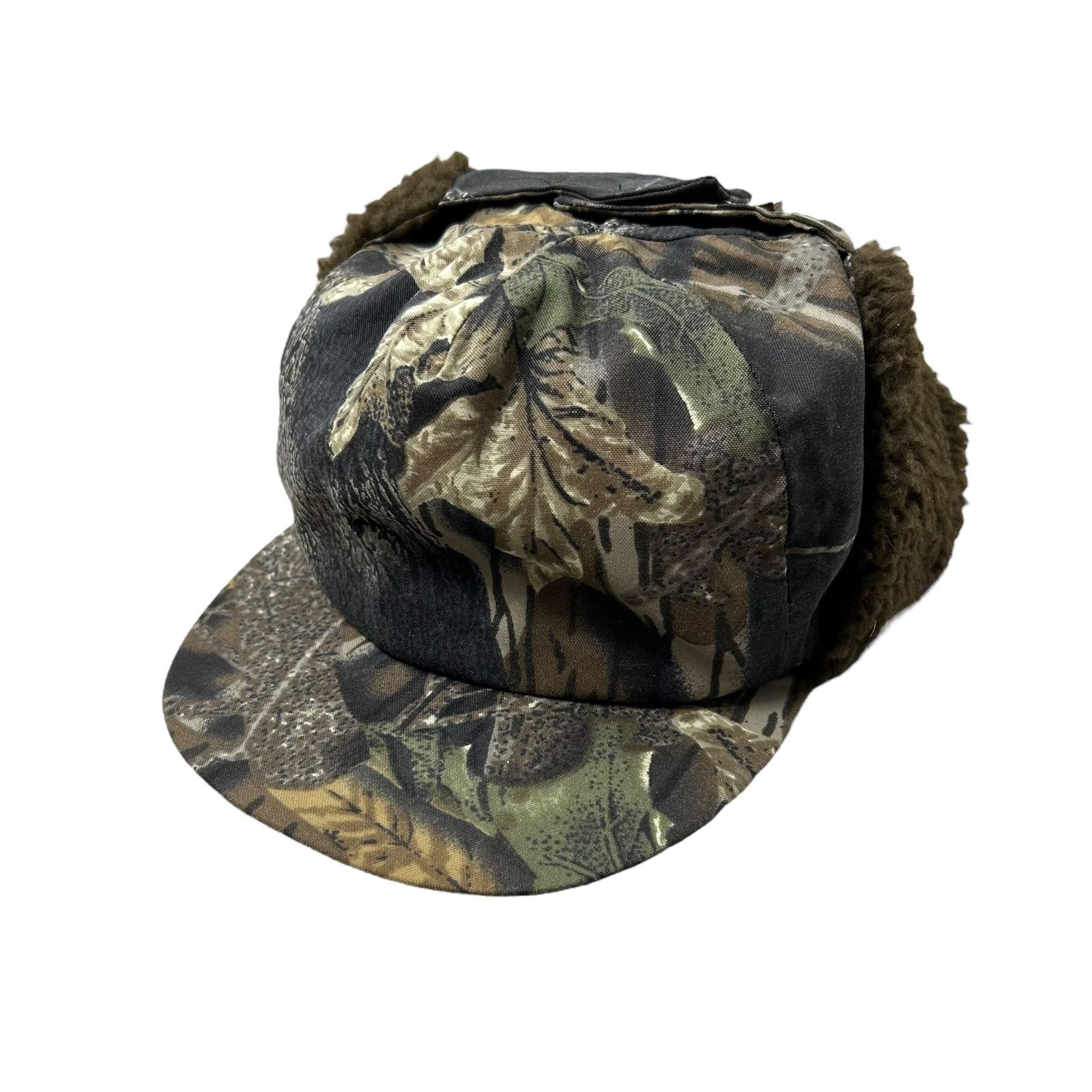 90s コロンビア リアルツリー カモ 迷彩 イヤーフラップ 耳当て付き