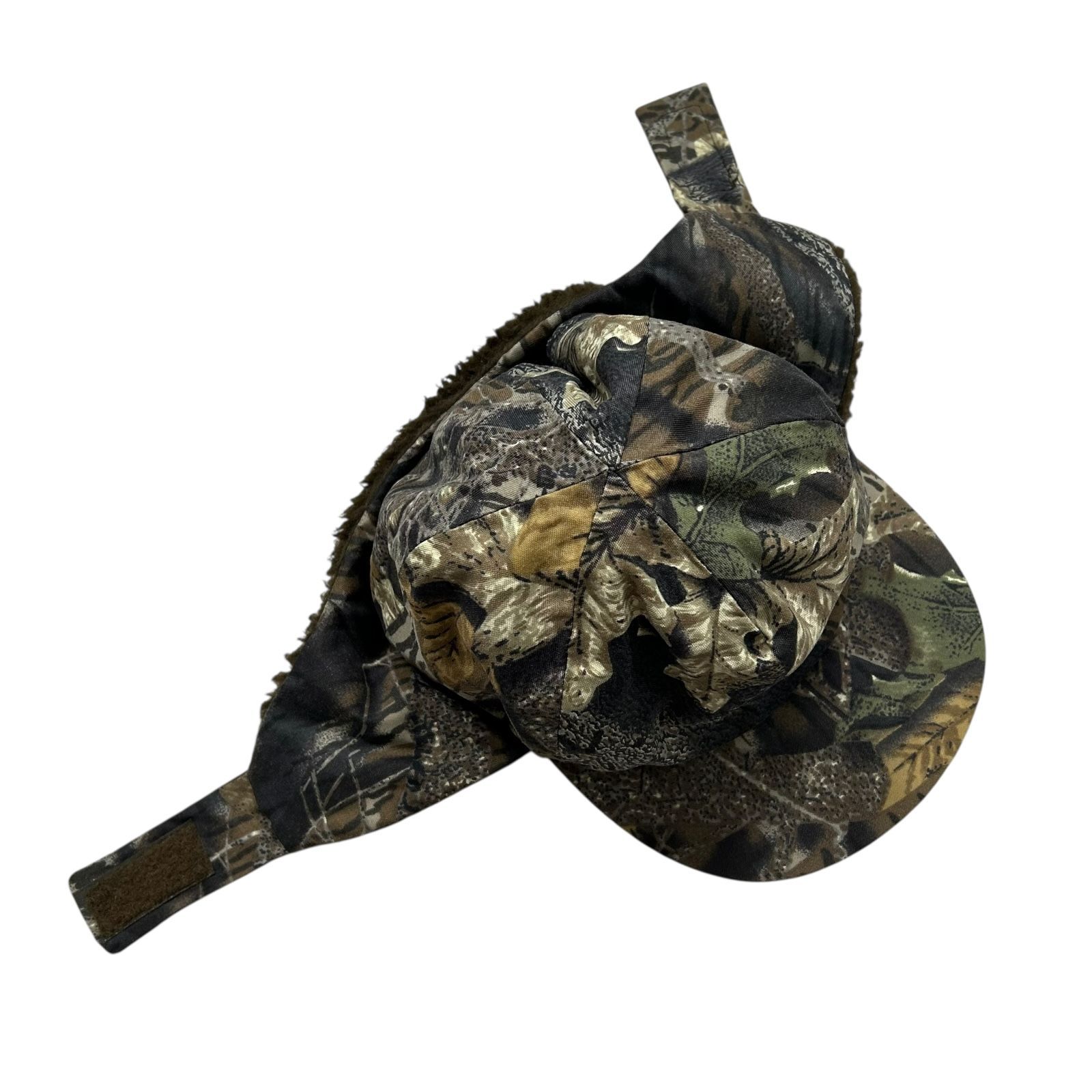 90s コロンビア リアルツリー カモ 迷彩 イヤーフラップ 耳当て付き