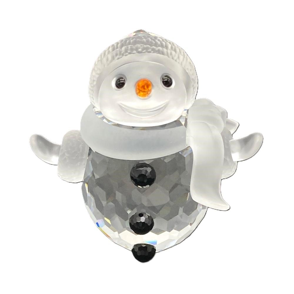 スワロフスキー SWAROVSKI スノーマン オブジェ 置物 250229 クリア