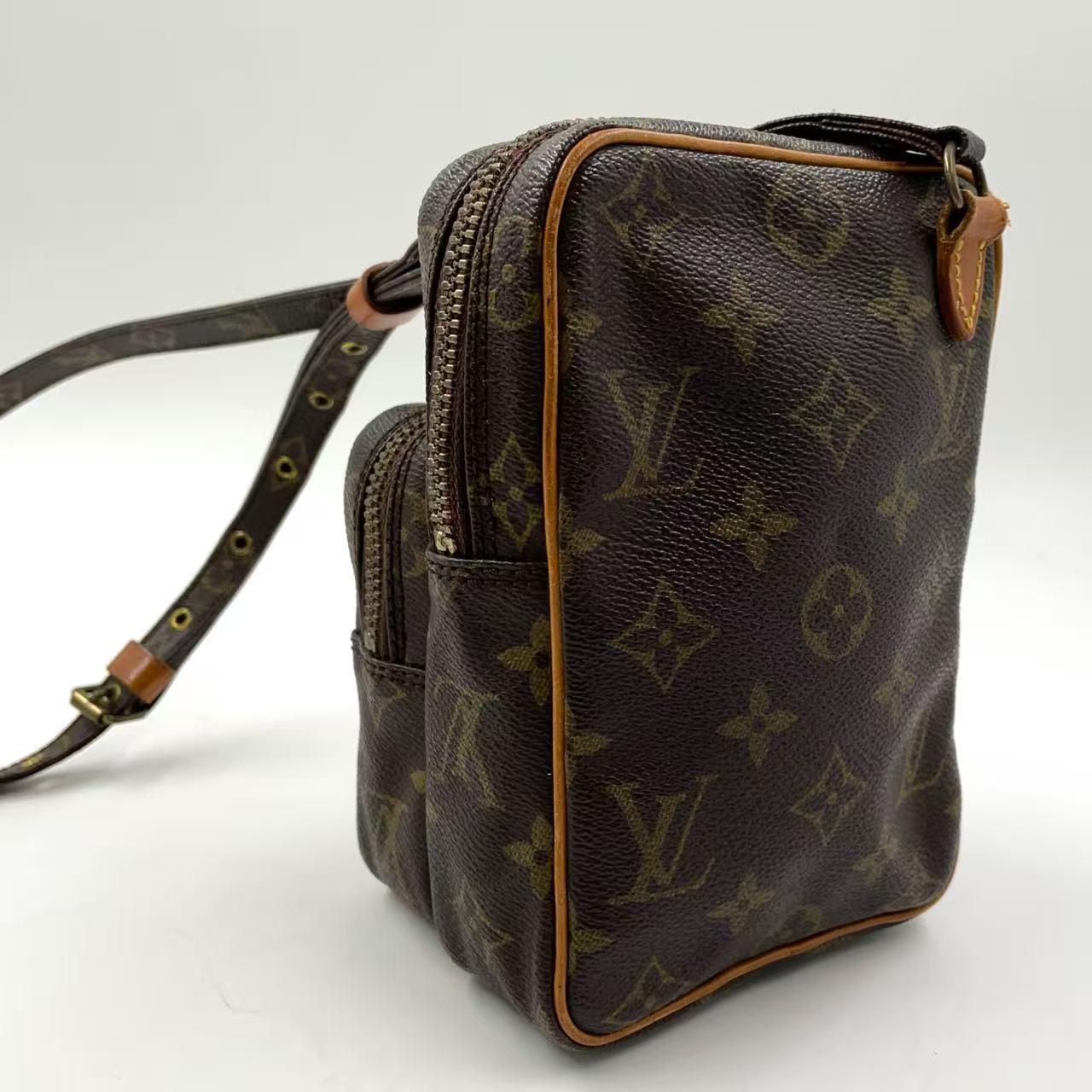 LOUIS VUITTON ミニアマゾン モノグラム モノグラム レザー×PVC