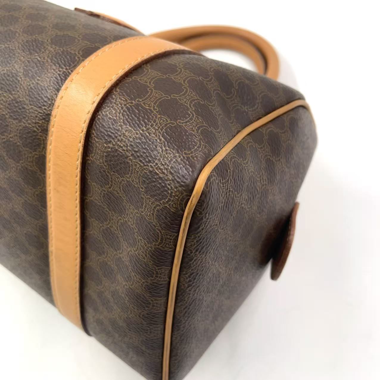 レザー×PVC ブラウン×ライトブラウン