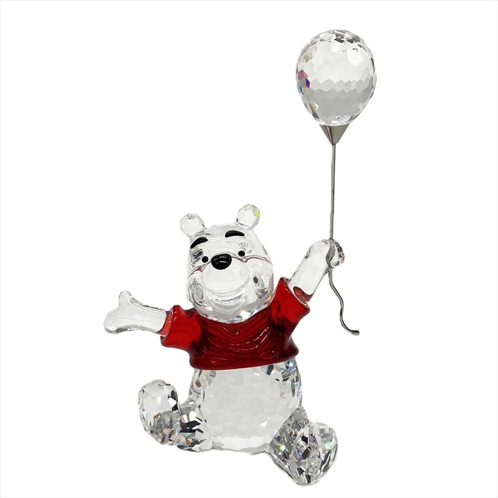 スワロフスキー SWAROVSKI くまのプーさん 風船 オブジェ 置物 905768