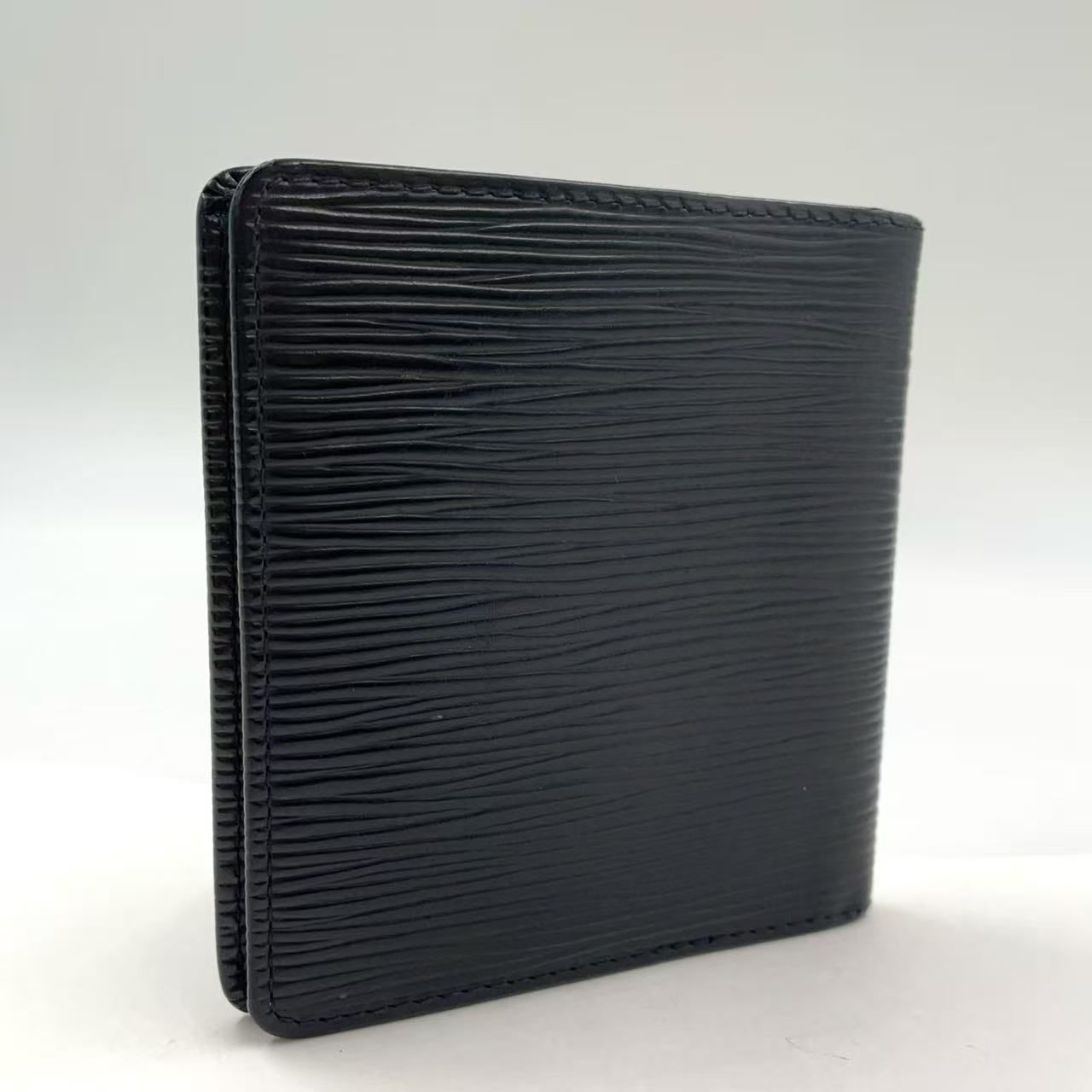 LOUIS VUITTON ポルト ビエ 6カルトクレディ エピ エピ ノワール