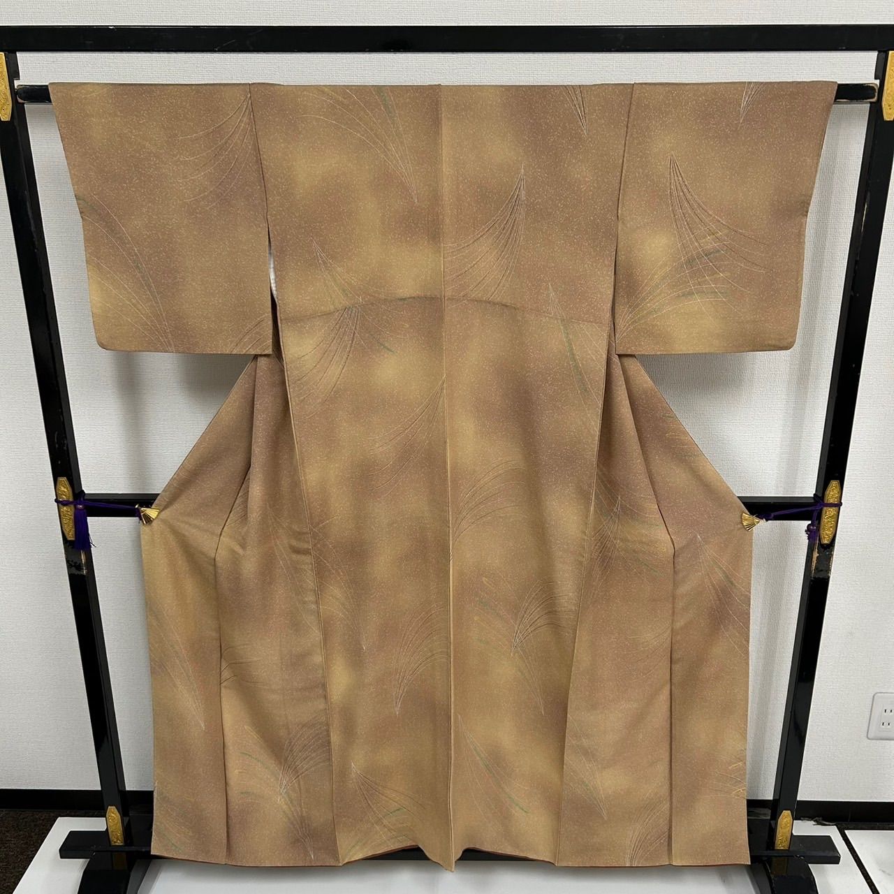 小紋 叩き染 ぼかし染 上品な加工 正絹 着物 MK-1670 - メルカリ