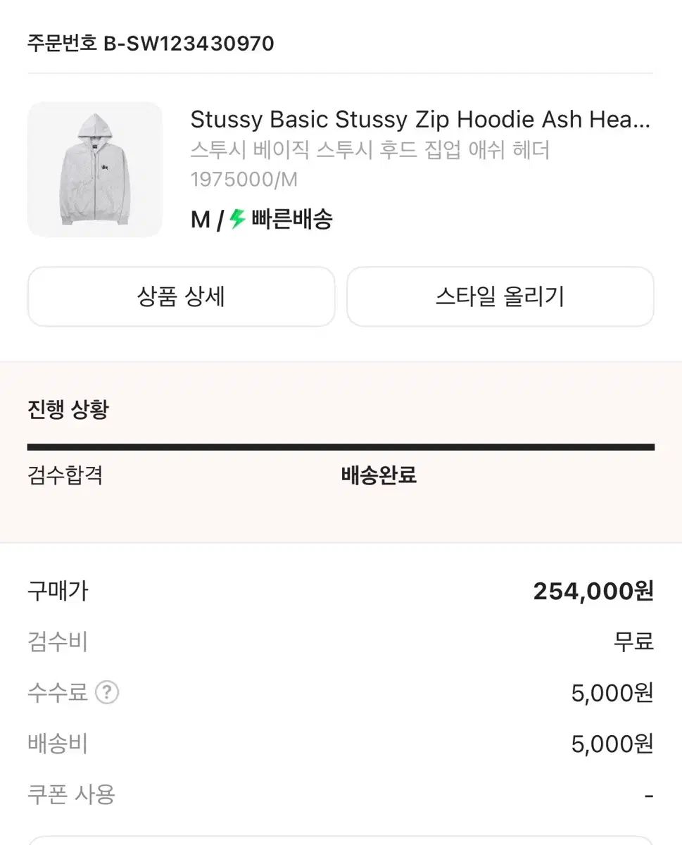 ステューシー WHO ジップアップ アッシュ ヘザー