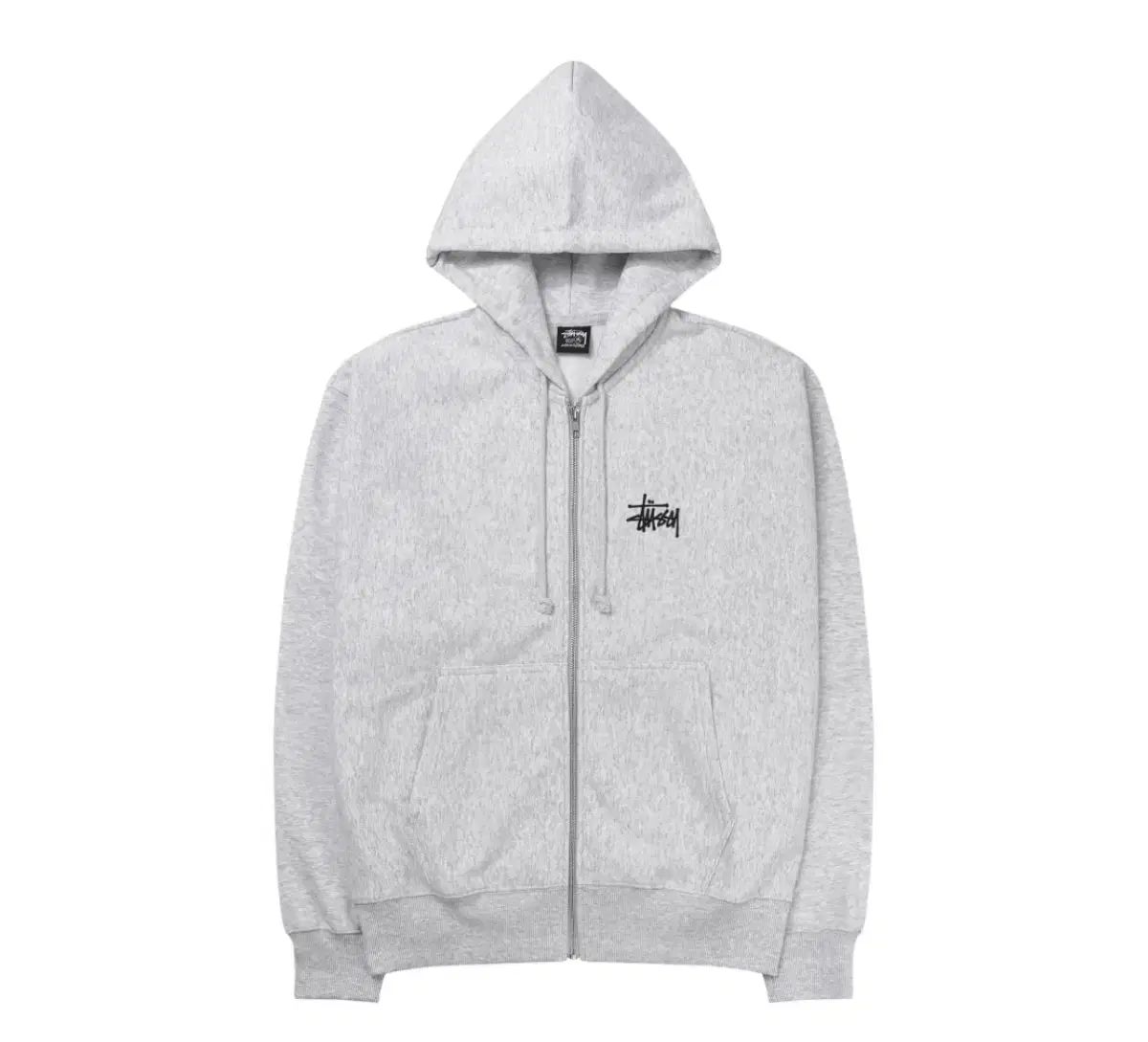 ステューシー WHO ジップアップ アッシュ ヘザー