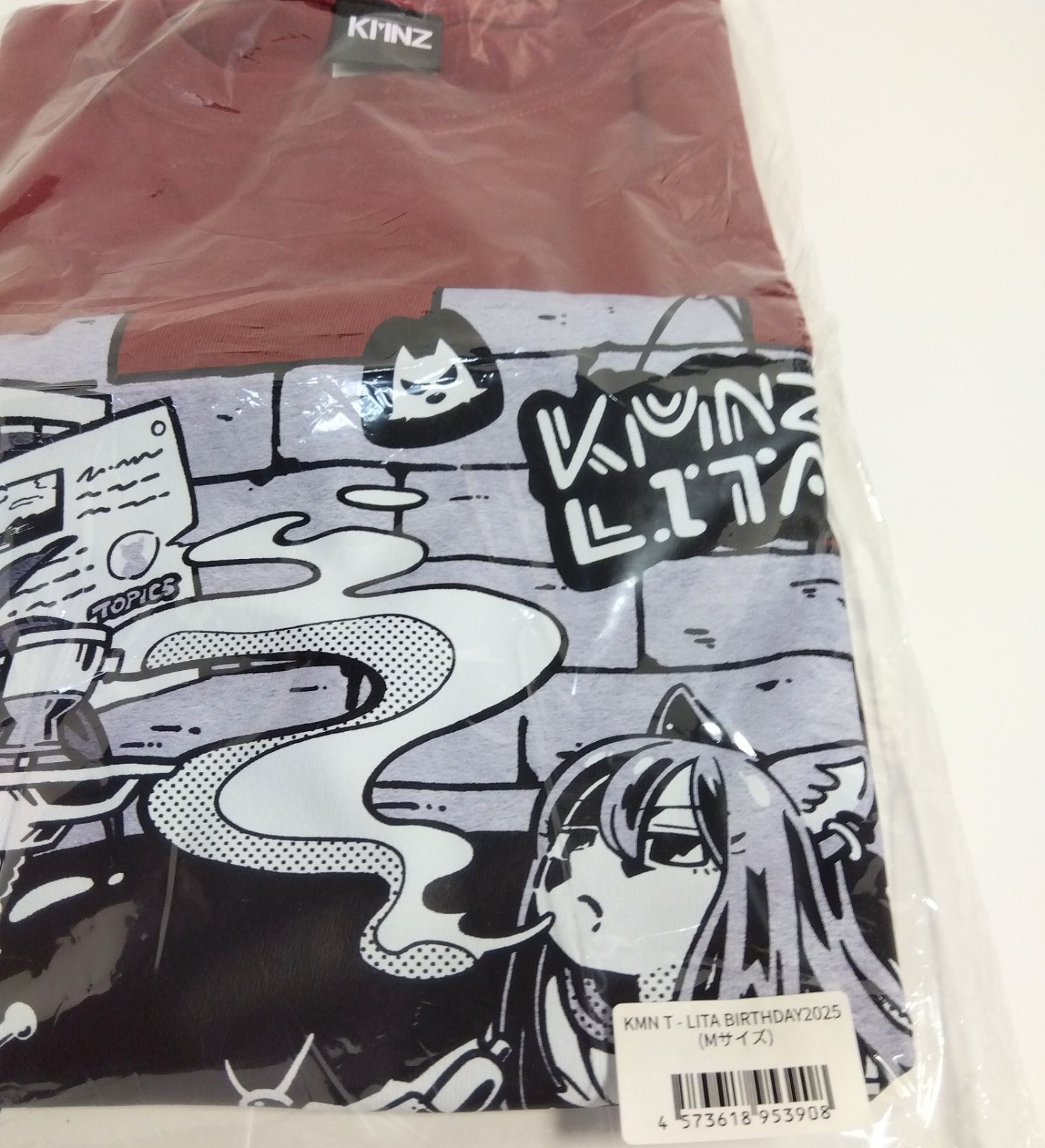 新品未使用】 KMNZ LITA 2025 BIRTHDAY Tシャツ 未開封 Vtuber 