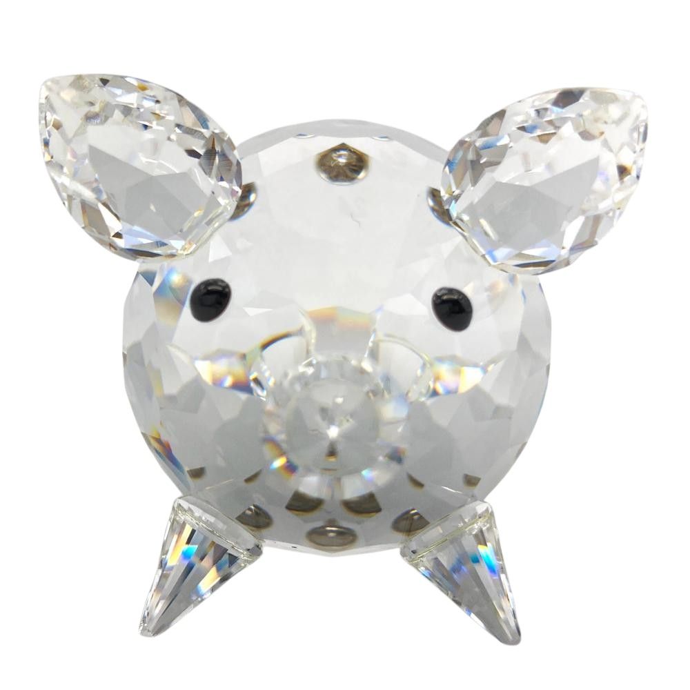 SWAROVSKI - スワロフスキー SWAROVSKI ブタ(L) オブジェ 置物 010031 クリア【中古】 スワロフスキー SWAROVSKI ブタ(L) オブジェ 置物 010031 クリア【中古