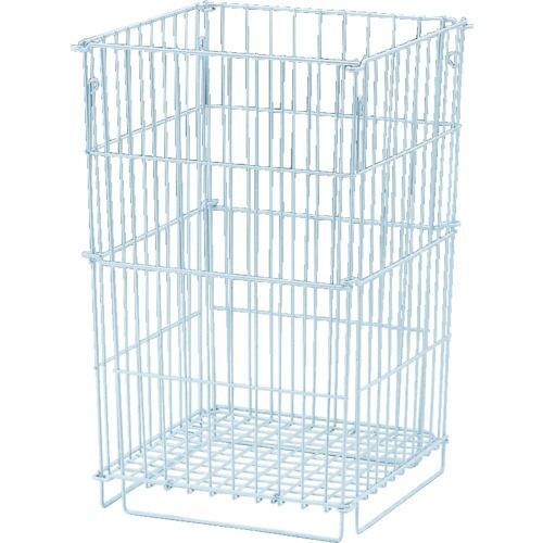 コンドル 屋外用ゴミ箱 パークワイヤーネット（折りたたみ式） ８０Ｌ 白