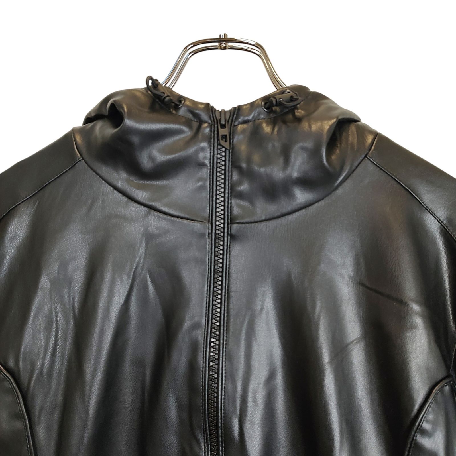DIESEL ディーゼル J-Hives-Pgbx フェイクレザージャケット Diesel J-Hives-Pgbx Jacket | Black | FARFETCH AO