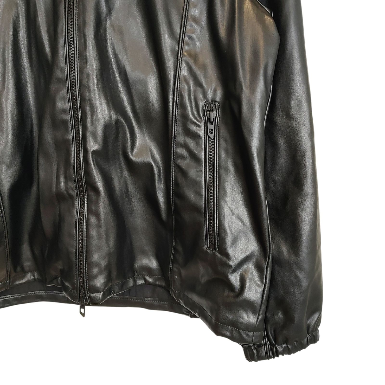 DIESEL ディーゼル J-HIVES-PGBX フェイクレザー ジップアップ