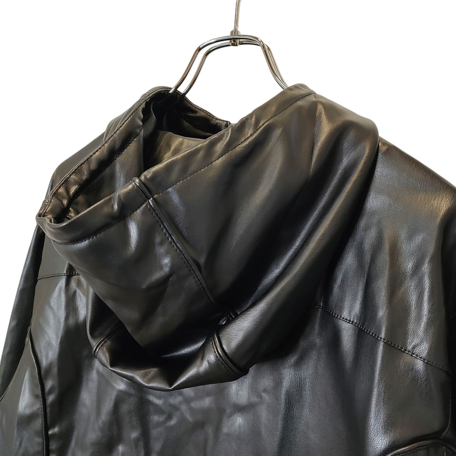DIESEL ディーゼル J-HIVES-PGBX フェイクレザー ジップアップ