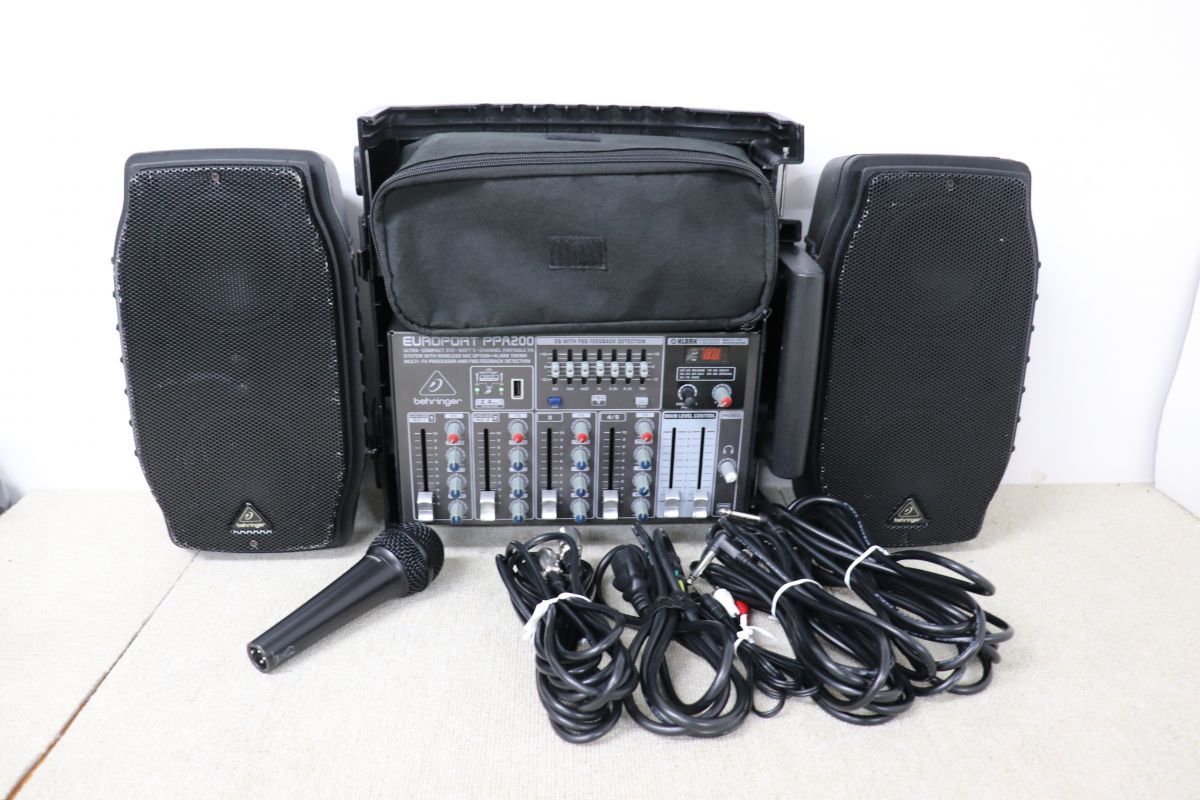 Behringer ベリンガー Ppa 200 Europort ポータブルPAシステム |12000