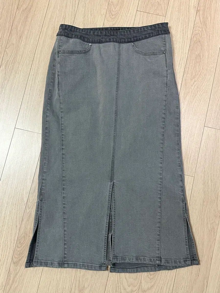 マイン デニム ミディ スカート 64-94