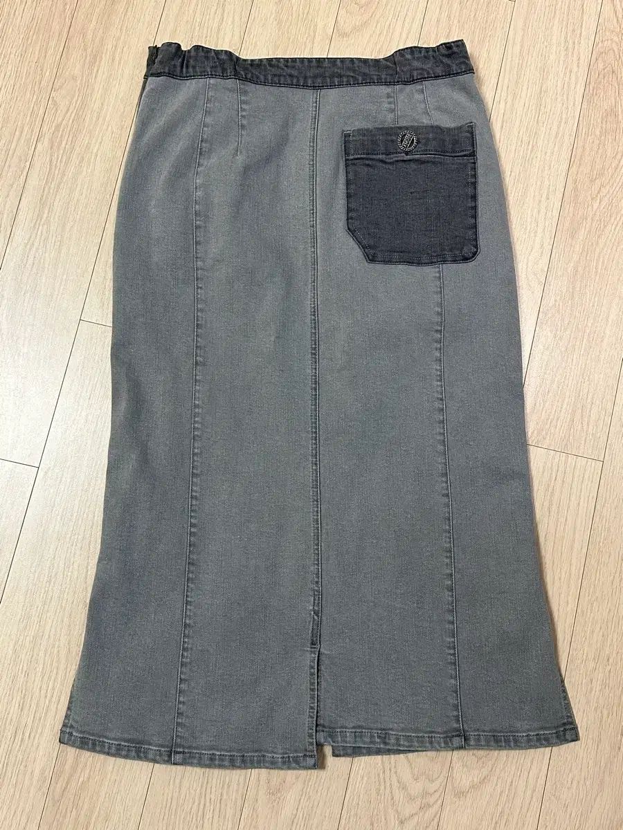 マイン デニム ミディ スカート 64-94