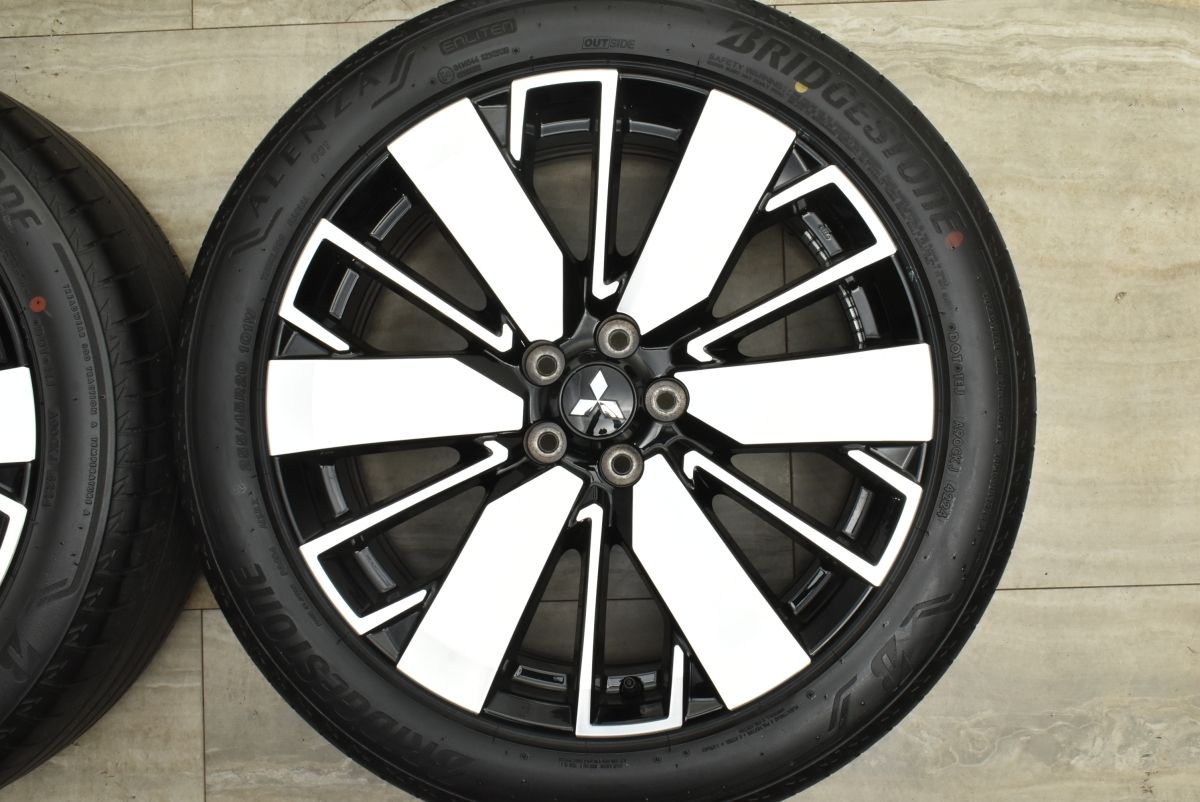  バリ溝 ミツビシ GN 0 W アウトランダー PHEV 20 in 8 J 35 PCD 114 3 ブリヂストン アレンザ 001 255 45 R ノーマル戻し 20インチ タイヤ ホイールセット