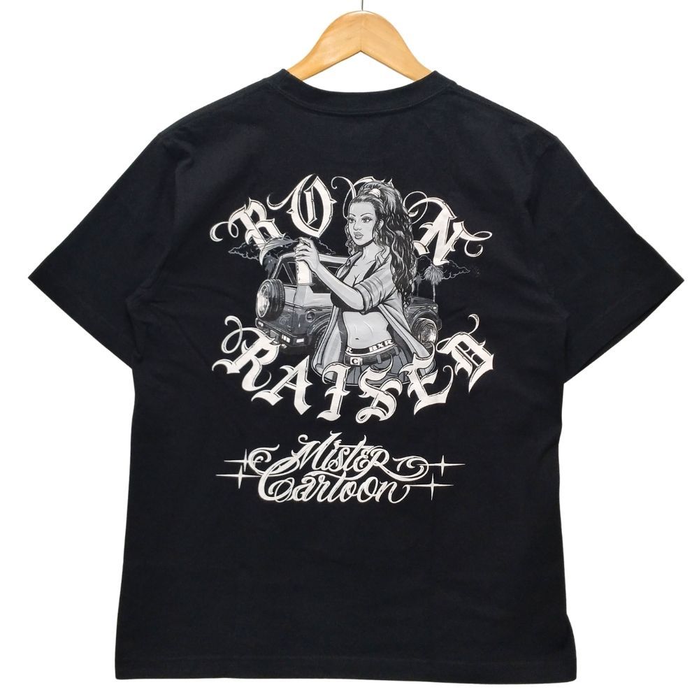 BORN X RAISED ボーンレイズド MR CARTOON プリント 半袖Tシャツ