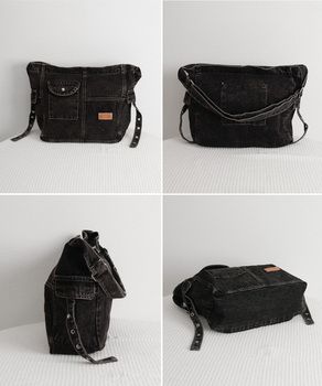 デニム ショルダーバッグ A4 大容量 ✨【極美品】✨ヴィンテージデニム 