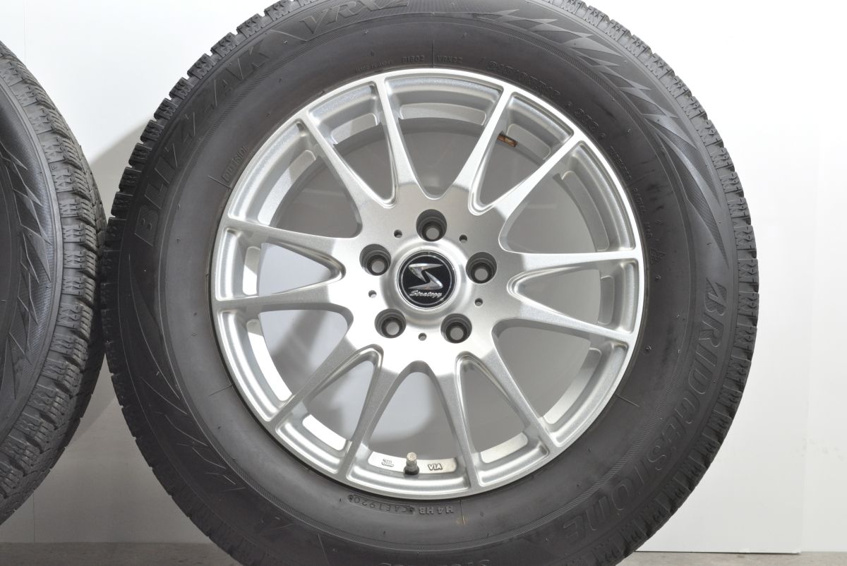  良好品 ストレンジャー 16 in 6 5 J 38 PCD 114 3 ブリザックVRX 2 215 65 R アルファード ヴェルファイア エクストレイル エルグランド 16インチ タイヤ ホイールセット