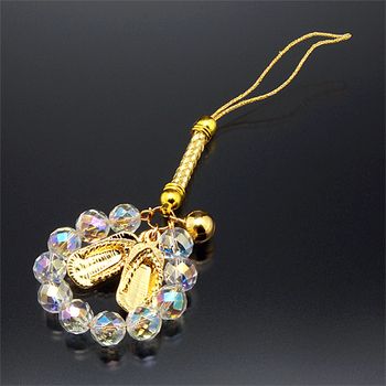 健脚祈願 杖なし願い水晶パワーストラップ 何時までも杖なしでいられる秘訣カード付き