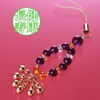 無病 ひょうたんストラップ 無病 元気カード付き 六つの瓢箪で 無病息災 彡