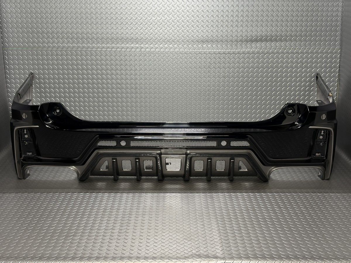 ROWEN 30系 ヴェルファイア 前期 リアバンパー 塗分け塗装済 黒 202 ブラック 灰色 1 E 3 グレーマイカM 品番