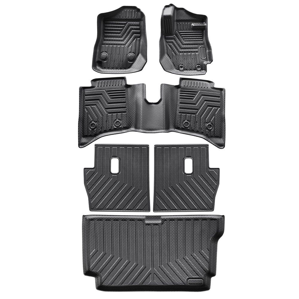 スズキ ジムニー ノマド JC 74型 3 Dフロアマット 5ドア AT車に適合 JIMNY カーマット 内装パーツ 汚れ防止 保護パーツ カー用品 6点セット