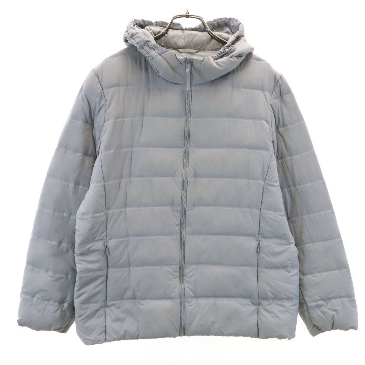 UNIQLO ユニクロ シームレス ウルトラライト ダウンパーカー XL グレー