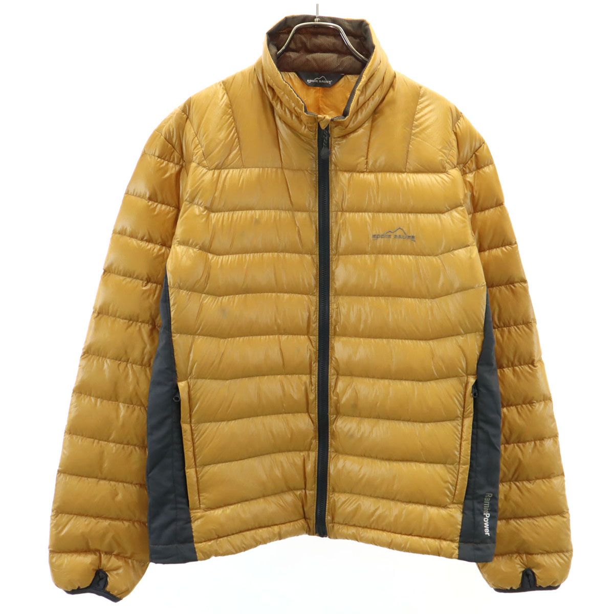 Eddie Bauer エディバウアー ダウンジャケット S イエロー アウトドア 