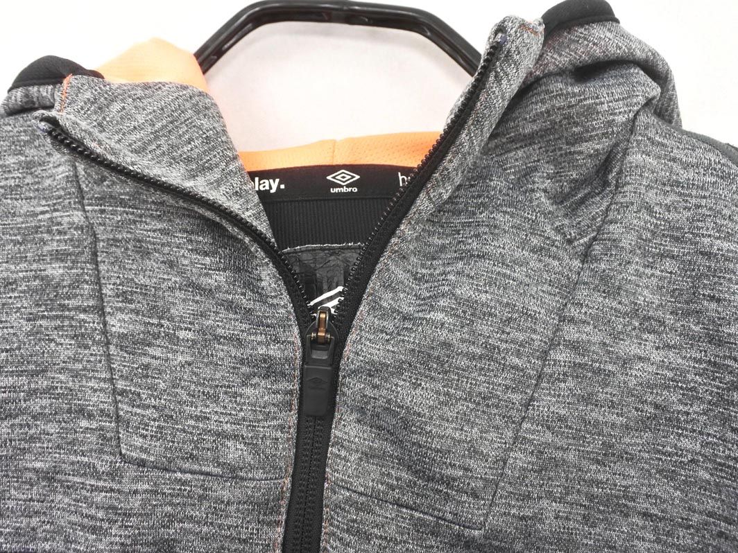 umbro アンブロ ジップアップ パーカー sizeM/グレー ◇□ メンズ