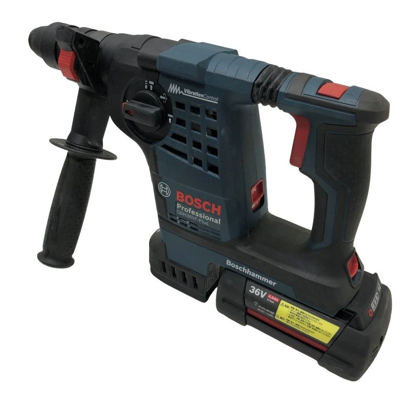 BOSCH ボッシュ コードレスハンマードリル GBH 36 VF Plus バッテリGBA V 充電器 稼働 済