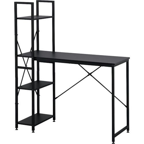 ＩＲＩＳ ５７４２１７ ラック付きデスク ブラック