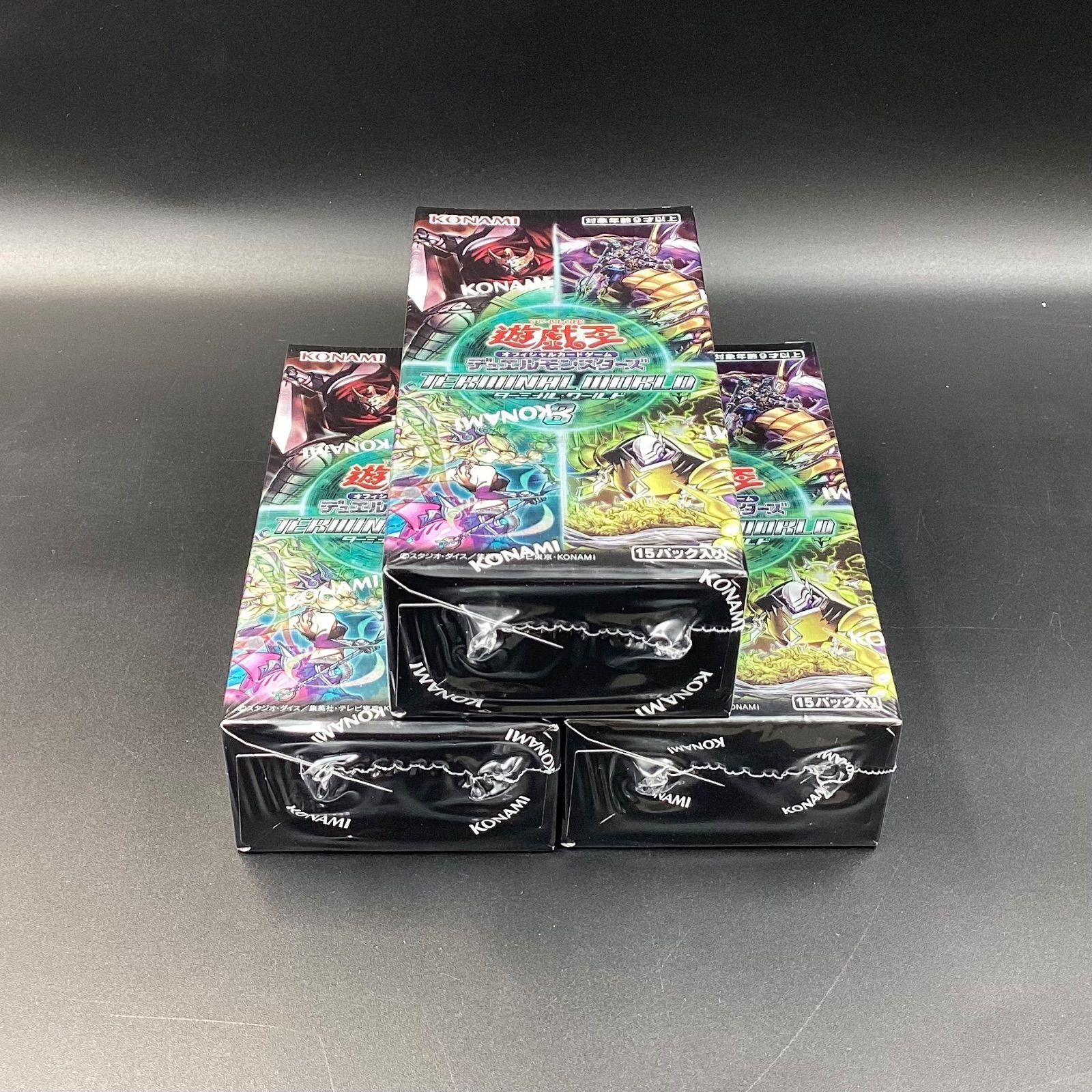 シュリンク付き 遊戯王OCG WORLD 3 BOX