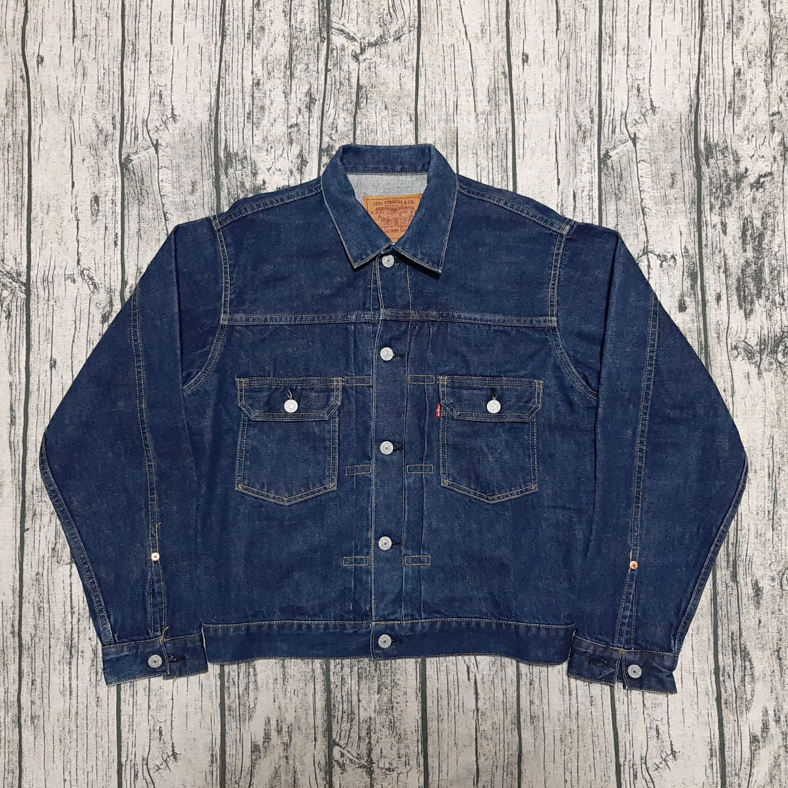 size 42】98年製 LEVI'S 507XX セカンド 2nd レザーパッチ 日本製 MADE