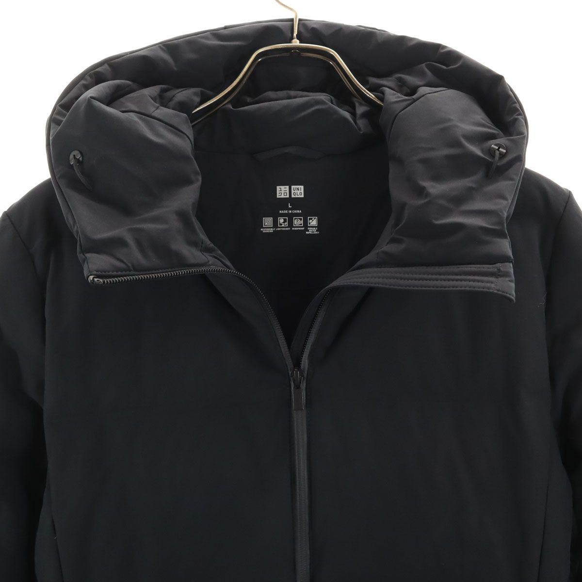 UNIQLO ユニクロ ストレッチシームレスダウンショート コート L