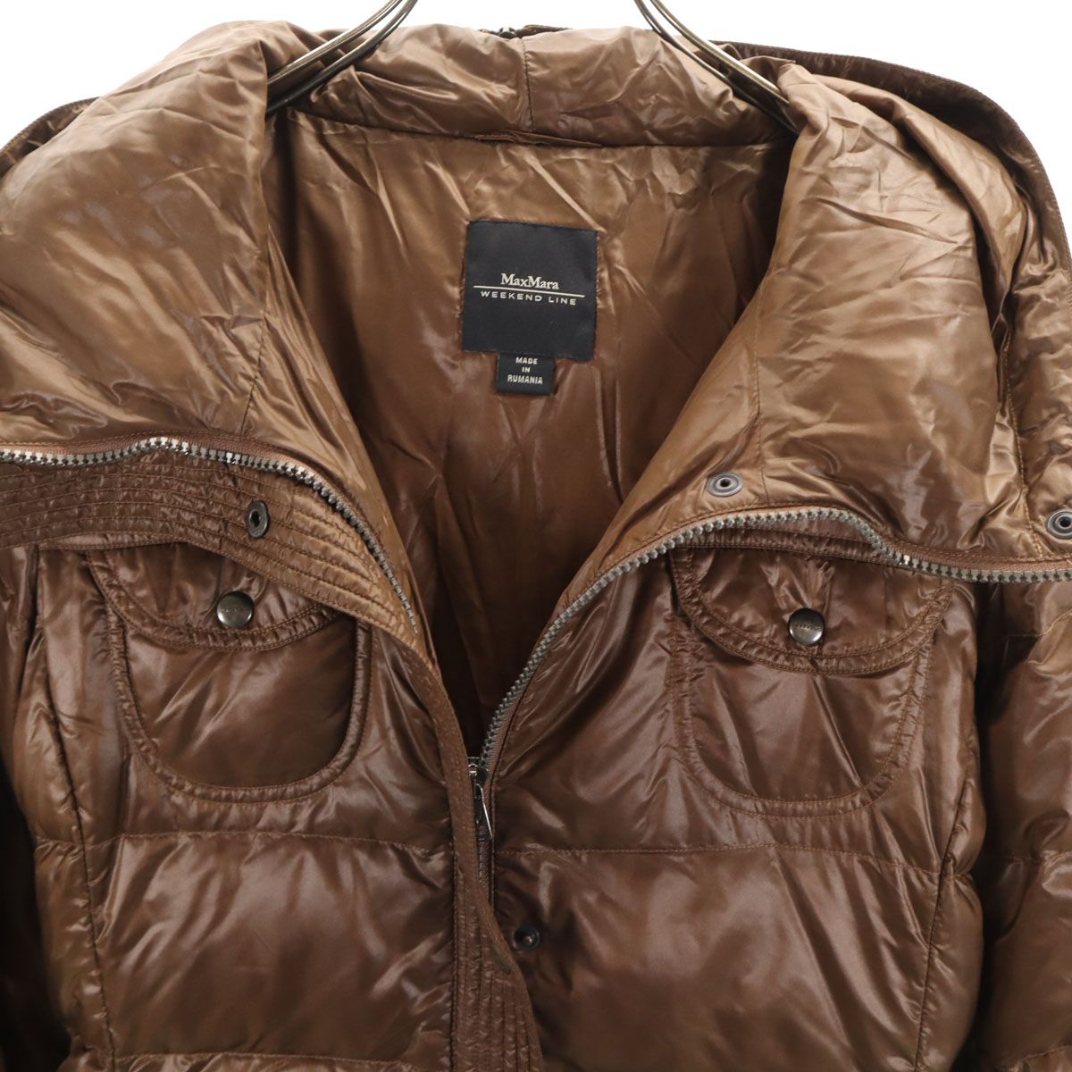 MaxMara WEEKEND LINE マックスマーラ ウィークエンドライン ダウンコート 40 ブラウン レディース MaxMara WEEKEND LINE マックスマーラ ウィークエンドライン ダウン
